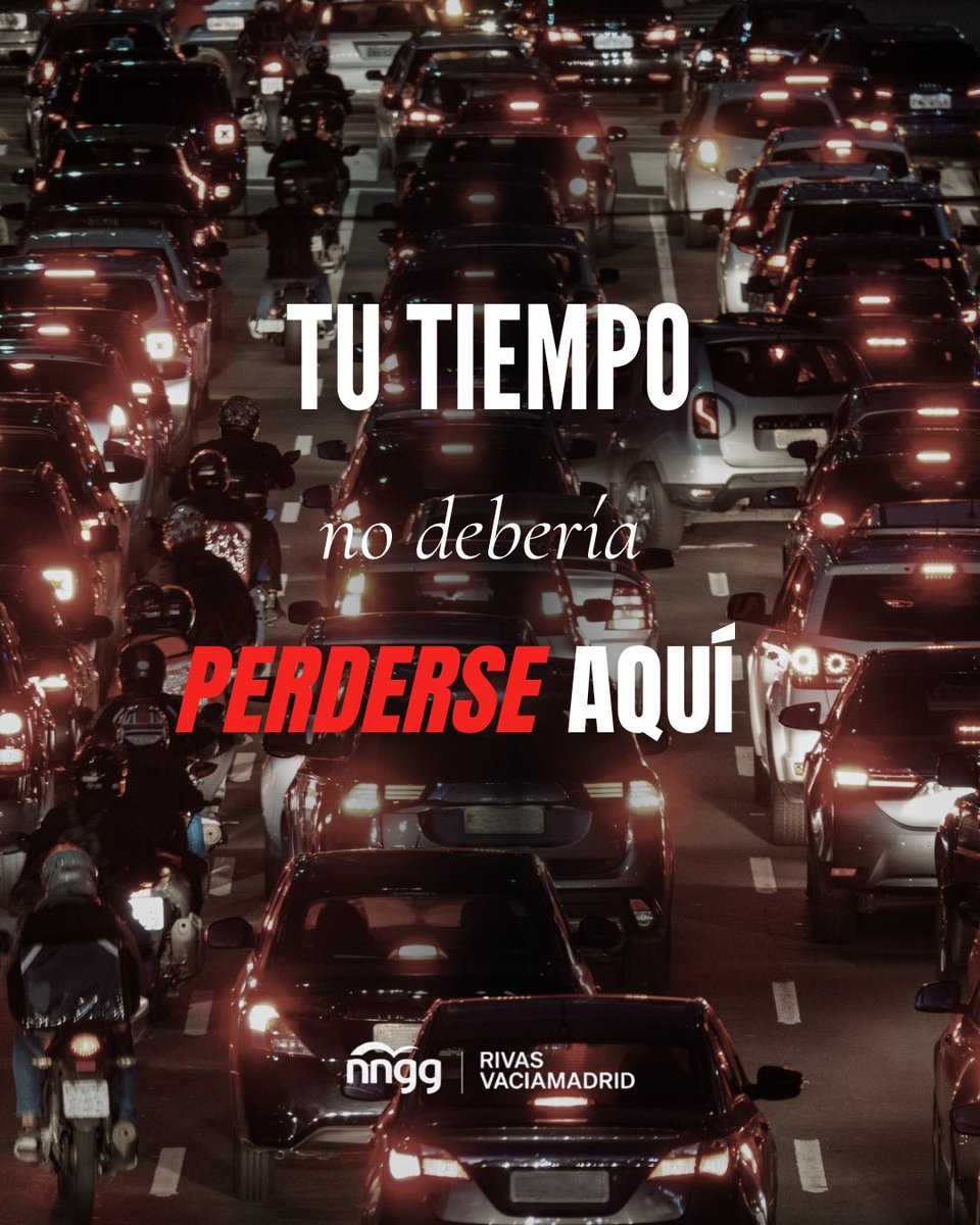 NnggRivas's tweet photo. Gracias @IURIVAS y @psoerivas por convertir moverse en Rivas perder el tiempo 

Menos familia. Menos amigos. Menos deporte. Menos vida 

Mientras tú pierdes horas; el @AytoRivas pierde tu dinero en su carril bici chapucero. https://t.co/kYwvIZj0FF