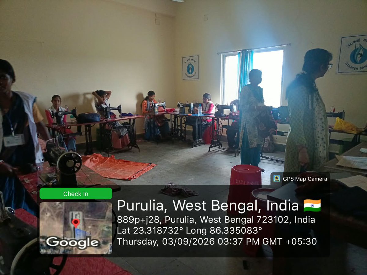 ukbprl's tweet photo. Utkarsh Bangla, Purulia promotes skill development through Fashion Designer Assistant training at Govt. ITI Purulia-I, empowering youth with skills, employability and opportunities for a self-reliant future.
#pbssd
#skilldevlopment
#skillindia https://t.co/uqGN7UWJjA