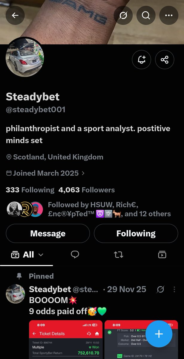 Joebezzle's tweet photo. @Rainespanthera @steadybet001 Done

8030484262
https://t.co/h6hdoEVN1E https://t.co/eZRpv6eWz9