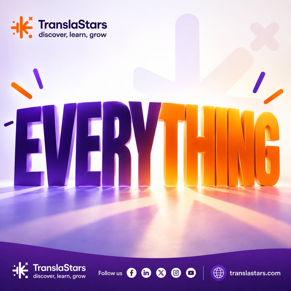 TranslaStars's tweet photo. 🤯 𝗘𝗩𝗘𝗥𝗬𝗧𝗛𝗜𝗡𝗚. 𝗧𝗛𝗔𝗧 𝗜𝗦 𝗪𝗛𝗔𝗧 𝗬𝗢𝗨𝗥 𝗧𝗘𝗔𝗠 𝗚𝗘𝗧𝗦

🎓 All #Courses
🏆 All #Masters
🚀 All #Programs
📊 #LocalizationManagementAcademy
🎧 TranslaStars Audio
🤖 #AI, Tech, Management &amp; more

👉  https://t.co/Ag01YBVBjN

#CorporateTraining #KeepOnGrowing https://t.co/EN6lR8mUP0