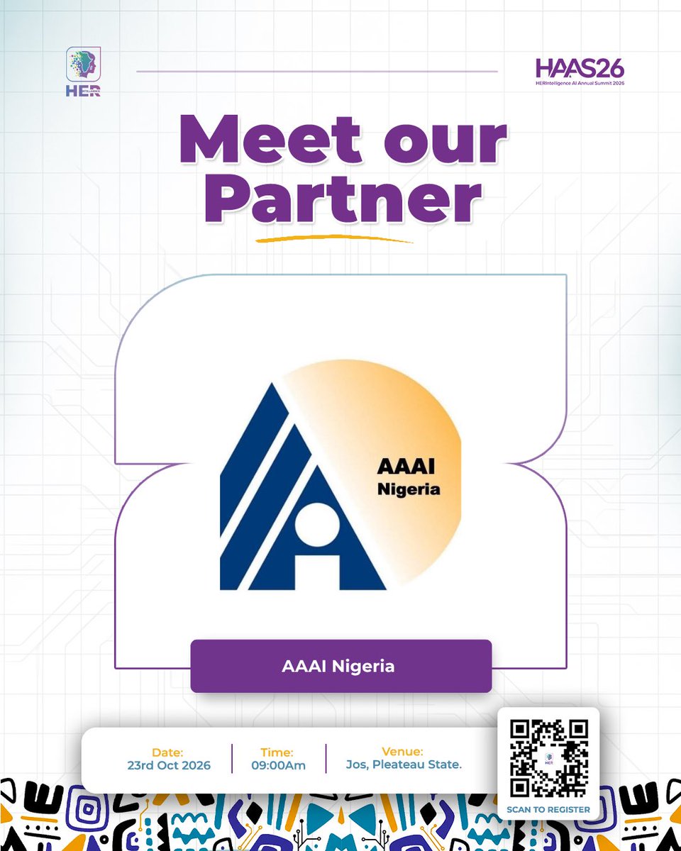 HERintelligenc's tweet photo. Introducing our partners for the upcoming #HAAS26 Summit! 🎉

We’re grateful to have them join us as we create an unforgettable experience for the girls and young women attending this year’s summit.

#HERIntelligence #AIForGirls #GirlsInTech #FutureOfWork https://t.co/Eu3fk7HN5U