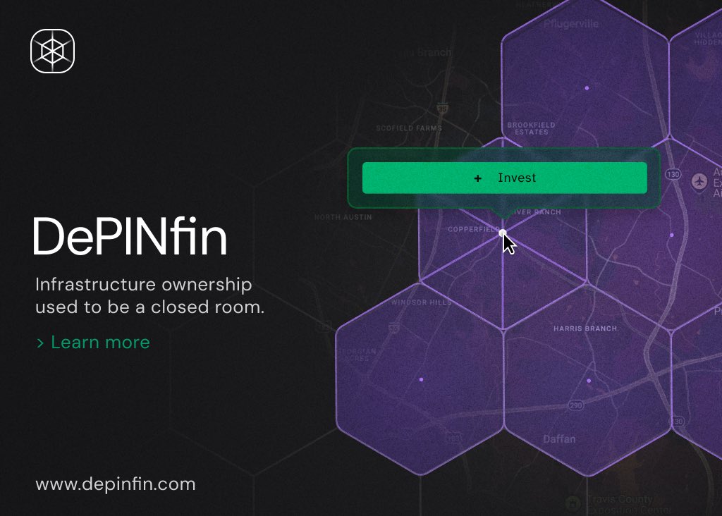 depinfin's tweet photo. Mobile Connectivity. Compute. Voice Capacity.

Owning the infrastructure that the World relies on used to mean being an insider.

All of these separate rooms now have one door.

https://t.co/ZncNcjdkLJ https://t.co/D9NHOHWT4F