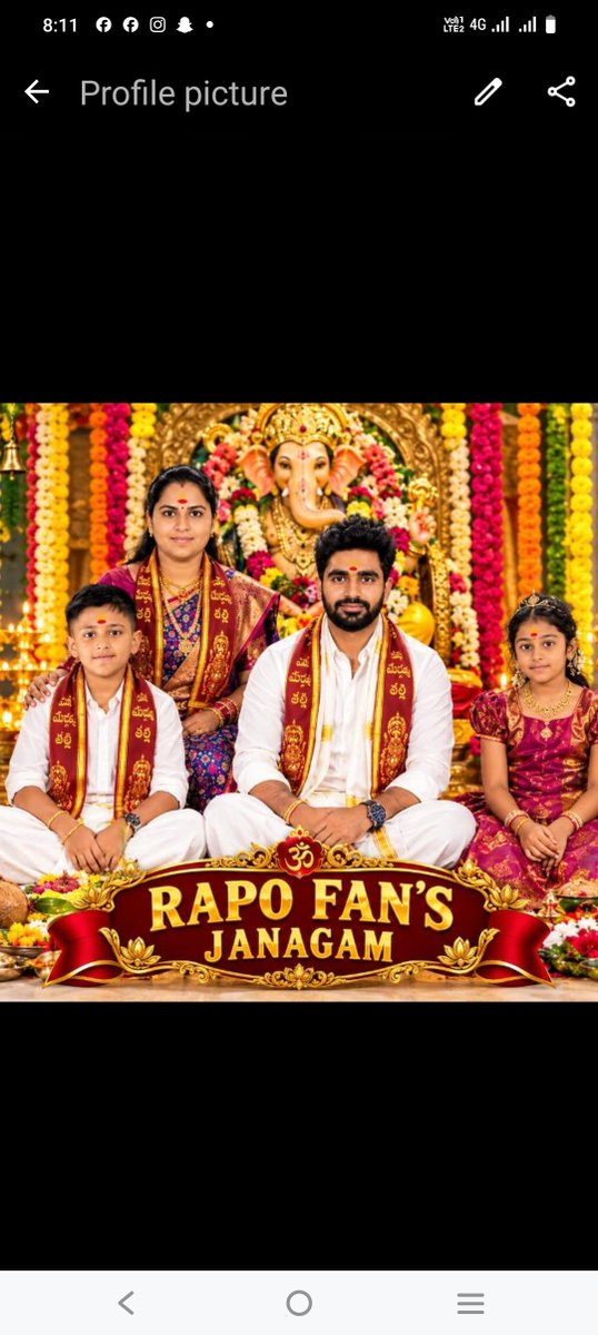 arjunreddy3335's tweet photo. @TeamRaPo Thirupathi family.... https://t.co/gZFXXr6HZJ
