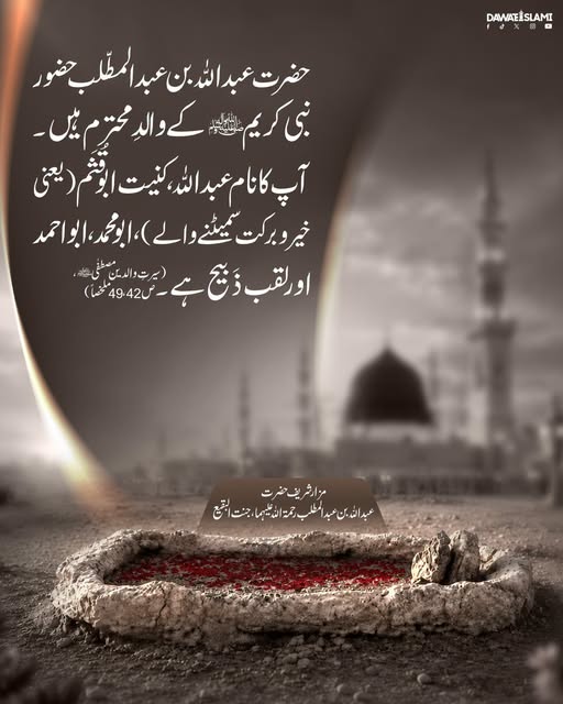 MADANIinfo's tweet photo. نبیِ پاک ﷺ کے والدِ محترم کا نام ، کنیت اور لقب
#Dawateislami https://t.co/eLLa6mbDtc