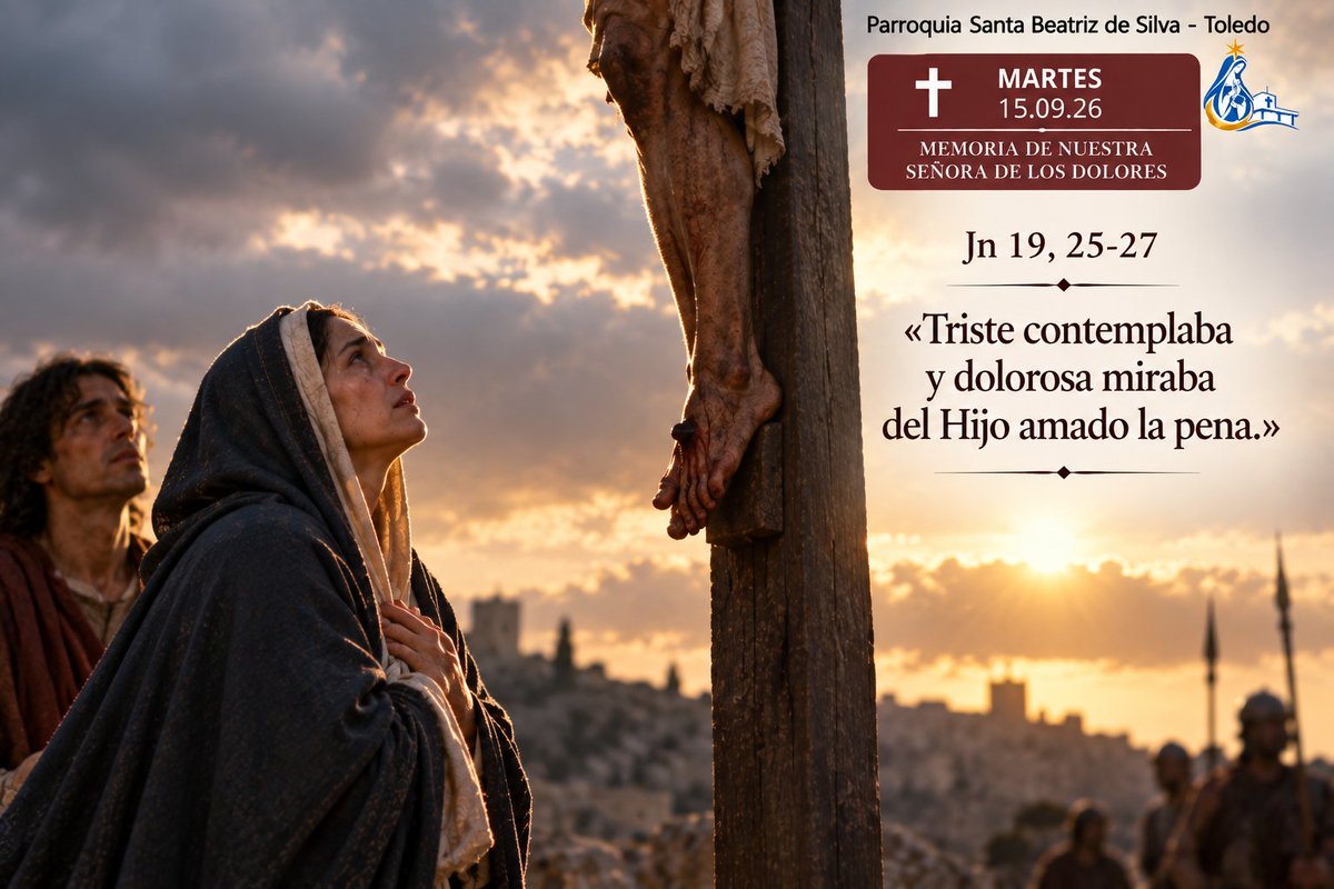 StaBeatriz's tweet photo. #ImagenDelDía 15.09.26
#EvangelioDelDía Día de Ntra. Sra. de los Dolores Jn 19,25-27 https://t.co/gPJGk19Zey