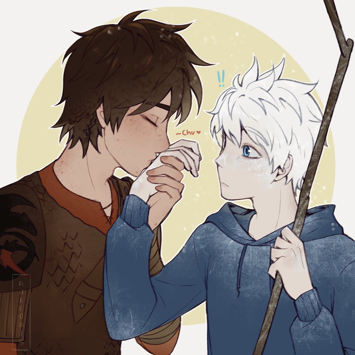 Ruecoris's tweet photo. Hiccup attempts to be a lil bold, success?

#hijack #frostcup #httyd #rotg https://t.co/8vqCCyheVL