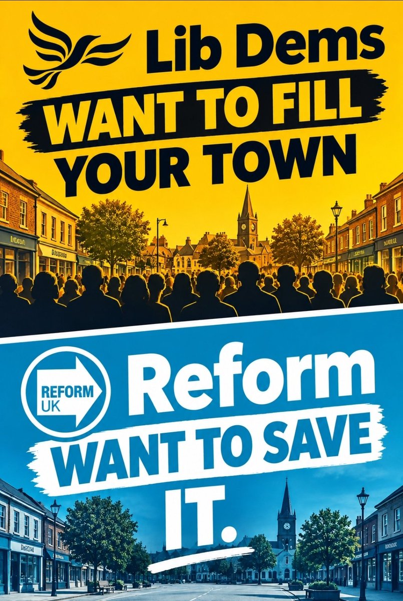 Downtheden's tweet photo. #Votelibdem u get this 
#VoteReform to save yr town 
#Piddington https://t.co/S6KFkQ4jqt