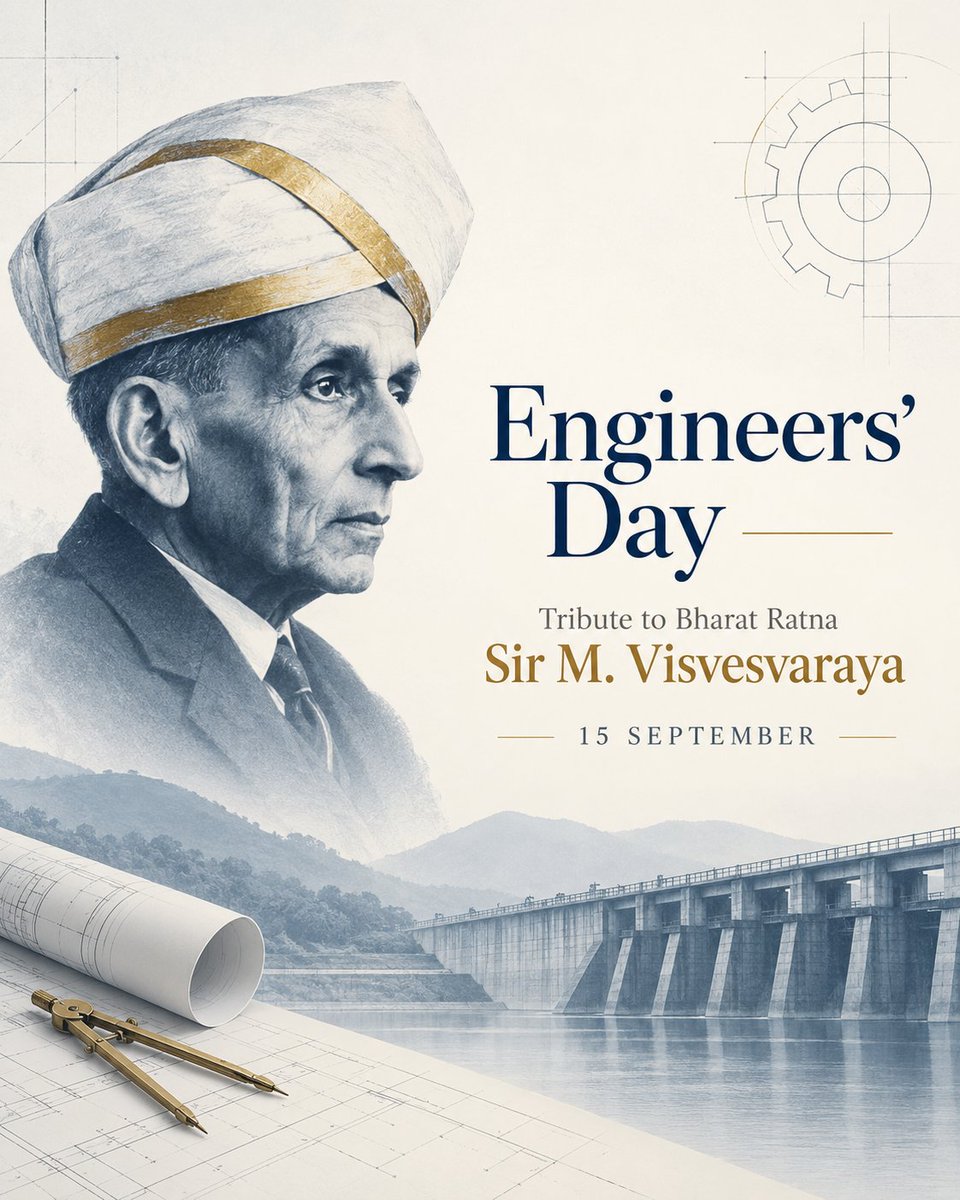 achyuta_samanta's tweet photo. On the occasion of Engineers’ Day, my warm greetings to all engineers and engineering students.

Engineers play an important role in building our nation through their ideas, hard work and innovation.

I also pay my humble tribute to Bharat Ratna Sir M. Visvesvaraya on his birth anniversary, whose life continues to inspire generations.

My special wishes to all my lovable KIITians pursuing engineering. Keep learning, keep innovating and use your knowledge for the good of society and the nation.