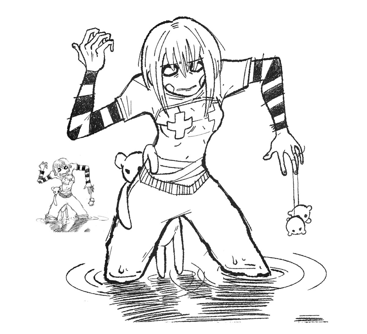 crowsperch_'s tweet photo. redraw of this sugar drawing cause its one of my favorites #offgame #off https://t.co/X5kWsukaot