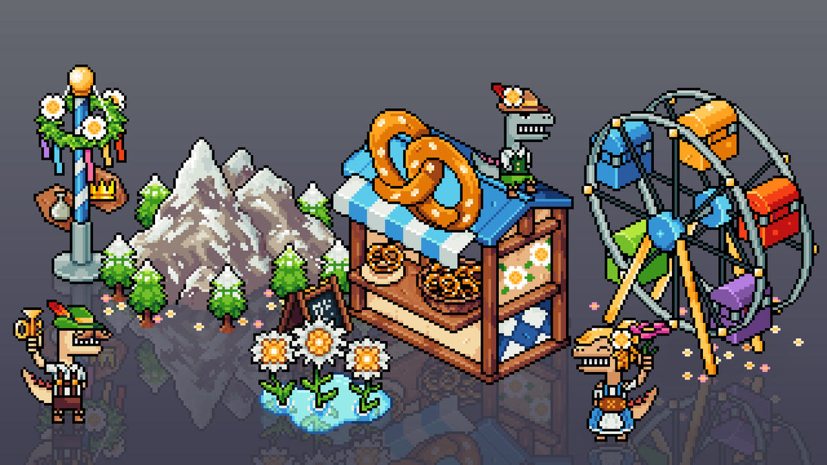AngryDynomites's tweet photo. 🎪🥨 BUILD THE OKTOBERFEST!

The Wiesn is coming to Craft World, but the Dynos still need your help to build it!

Create a fairground ride, food stand, festival game, shop, or completely new attraction. Artwork, memes, renders, videos, and sketches are all welcome!

🚫 Keep it alcohol-free
💰 100,000 Dyno Coin prize pool

Tag @AngryDynomites and use #BuildTheWiesn to enter.

📢 Winners announced September 29 in our Discord! 🎡