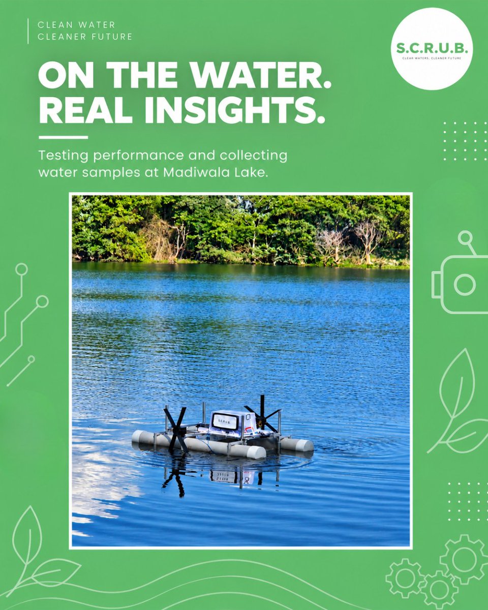 ScrubRobotics's tweet photo. A big day for SCRUB as we deployed at Madiwala Lake, Bengaluru.

This is just the beginning. We’ll keep working until no human risks their life entering water bodies for cleaning.

We’d appreciate your support @caleb_friesen  @thebetterindia  @Rainmatterin  ❤️ https://t.co/pBsu5mJS69