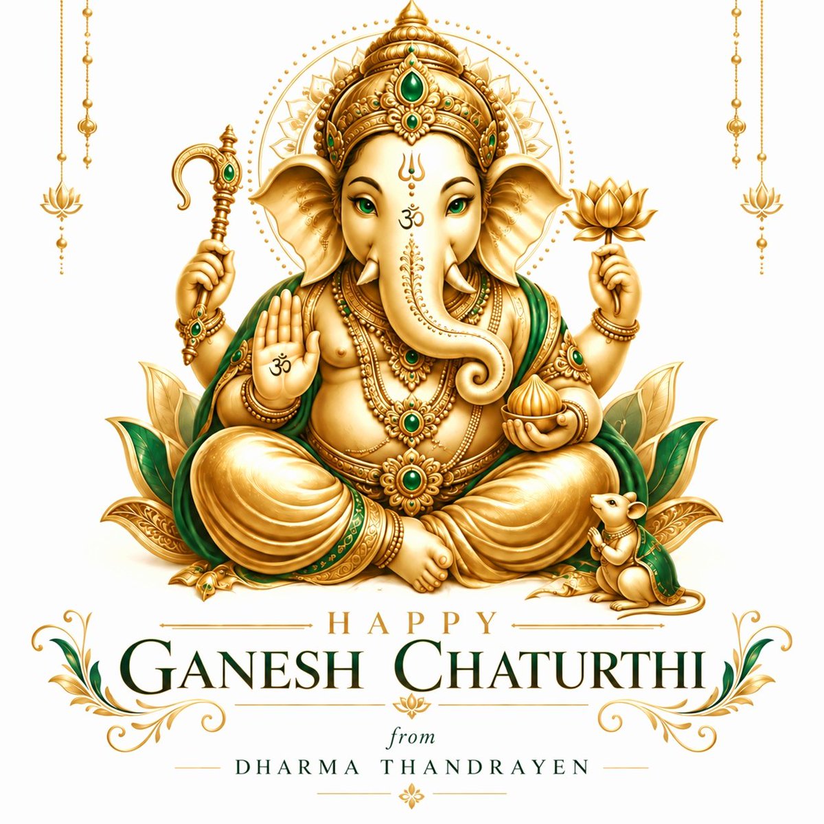 DharmaOnly777's tweet photo. 🧡 Ganapati Baapa Moreya! May Lord #Ganesh remove all the obstacles that no longer serve  your highest good today! https://t.co/NASBYzDmcL