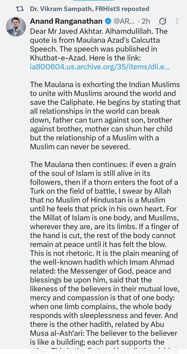 indiceconomics's tweet photo. @irfhabib Sir please don't destroy your worth and credibility by ignoring what the Maulana said. https://t.co/ebyFoqIueS