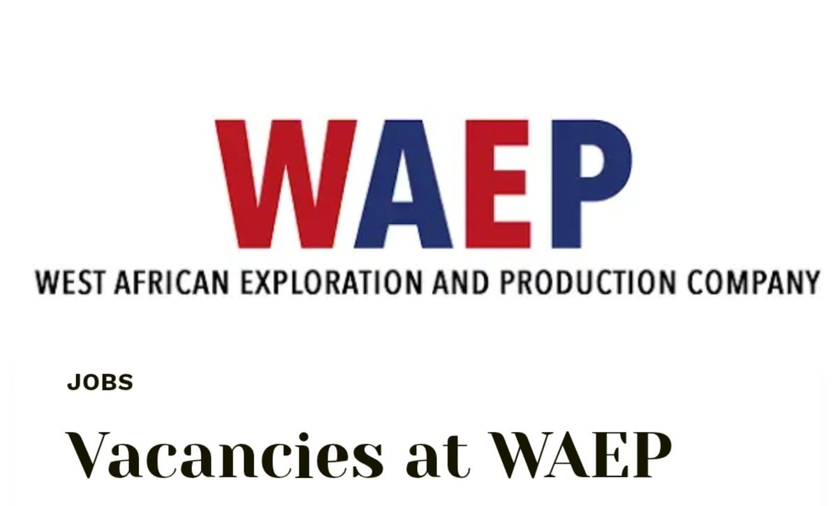 That_Faysal's tweet photo. 🚨 JOB ALERT | WAEP 

West African Exploration and Production Company (WAEP) is recruiting for:

📌 Operations Support Coordinator

Department: Operations

Location: Lagos / Operational Location, Nigeria

Employment: Full-time

Deadline: 18 September 2026

🔧 Key Responsibilities

Coordinate operational support across offshore and onshore operations

Develop operational plans, schedules, trackers and readiness reports

Coordinate personnel, materials, equipment, vessels and transportation

Support maintenance campaigns, shutdowns, well activities and projects

Coordinate daily/weekly operations meetings and follow up on actions

Maintain operational records, reports, dashboards and documentation

Support budgets, procurement and service requirements

Coordinate with contractors, vendors and internal stakeholders

Support HSE, Permit to Work, SIMOPS and emergency-response requirements

Track performance and support continuous improvement

🎓 Requirements

Bachelor’s Degree/HND in Engineering, Operations Management, Logistics, Business Administration or related field

8–12 years of relevant experience

Upstream oil & gas experience preferred

Practical offshore/onshore operations exposure strongly preferred

Experience with logistics, maintenance, marine or wells interfaces is an advantage

Professional certification in Project Management, Operations, Logistics or HSE is an added advantage

📩 How to Apply

Send your CV to:

careers@waepco.com

Subject: OPERATIONS SUPPORT COORDINATOR APPLICATION

⚠️ This is a senior-level role requiring 8–12 years of relevant experience.

📅 Deadline: Friday, 18 September 2026

🔁 Share with qualified oil & gas professionals.