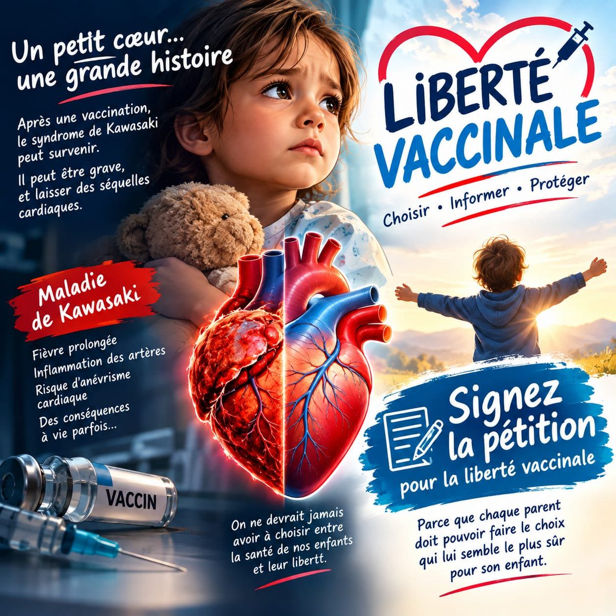 AgretDenis's tweet photo. Ca commence à se voir tous ces enfants vaccinés qui font des arrêts cardiaques à cause des myocardites fulminantes ou vascularites coronaires maladie de Kawasaki...
Pas faute d'alerter depuis 2022 sur les risques des vaccins pédiatriques !
Je rappelle que près de 95% des enfants ont au moins une dose et jusqu'à 19 doses jusqu'à 18 ans !
Oui 19 piqures de produits classés sur la liste des substances vénéneuses ! 
J'estime à plus de 15 000 décès d'enfants vaccinés  depuis 2018 en France ! 
Oui 15 000 décès d'enfants à cause des vaccins ! Ce n’est pas rien !
Mais non, vous continuez à dire et pire à penser que les vaccins, c’est bien !
Vous pouvez continuer à piquer aveuglement... pas de souci...
Vous verrez les résultats, tôt ou tard.

https://t.co/6gjBUruSGJ