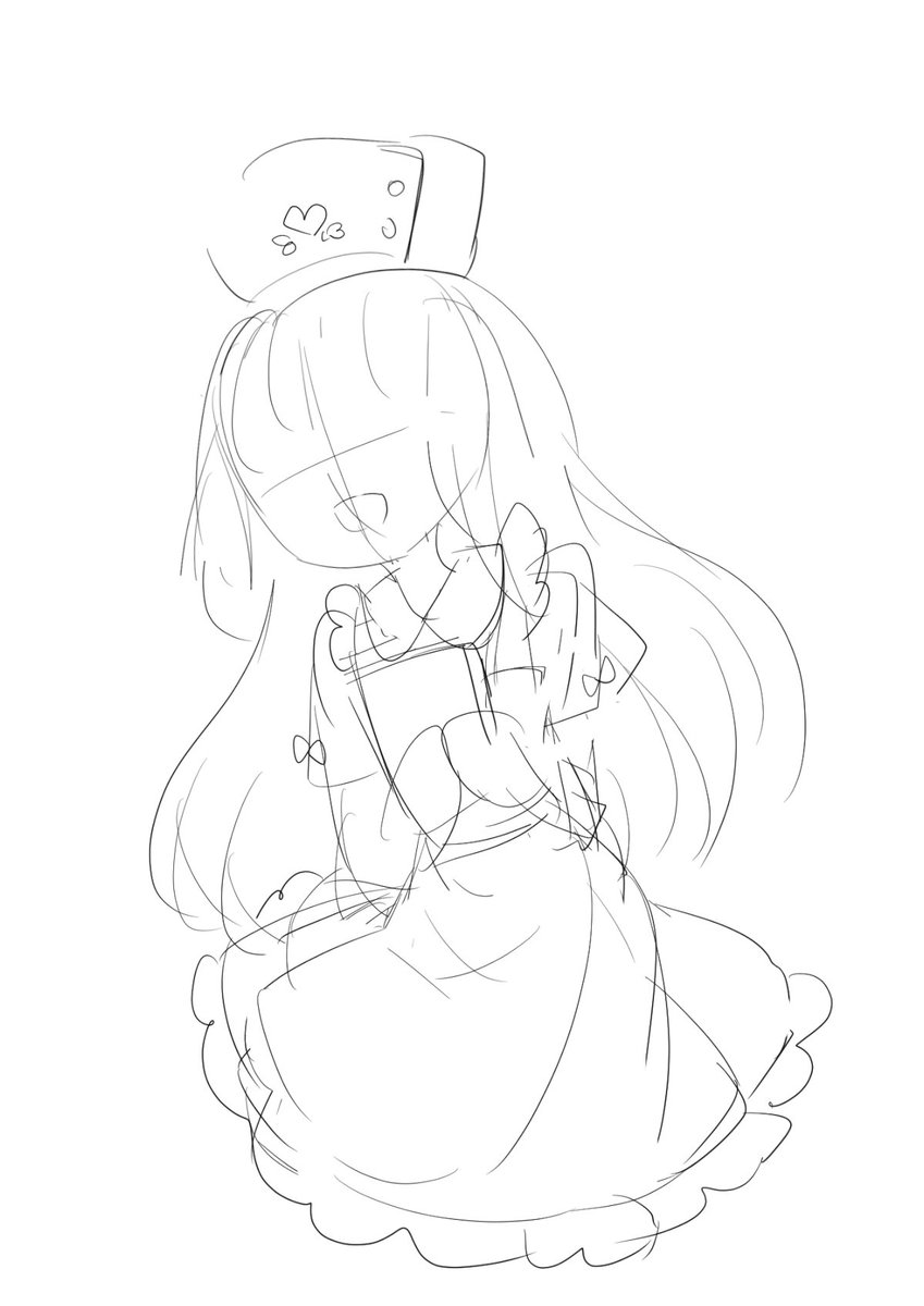 HitujiMinami's tweet photo. 【#RTしたVtuberさんを描く】
ハロウィンの量産第3弾✝️
ナース衣装のサンプルに使ってもよいVtuberさん募集いたします🌟
Vさんじゃなくてもオリキャラをお持ちの方なら応募OKです

立ち絵をリプで教えてくれると助かります！
デザインはこの後詰めます https://t.co/krWVz6ij5P