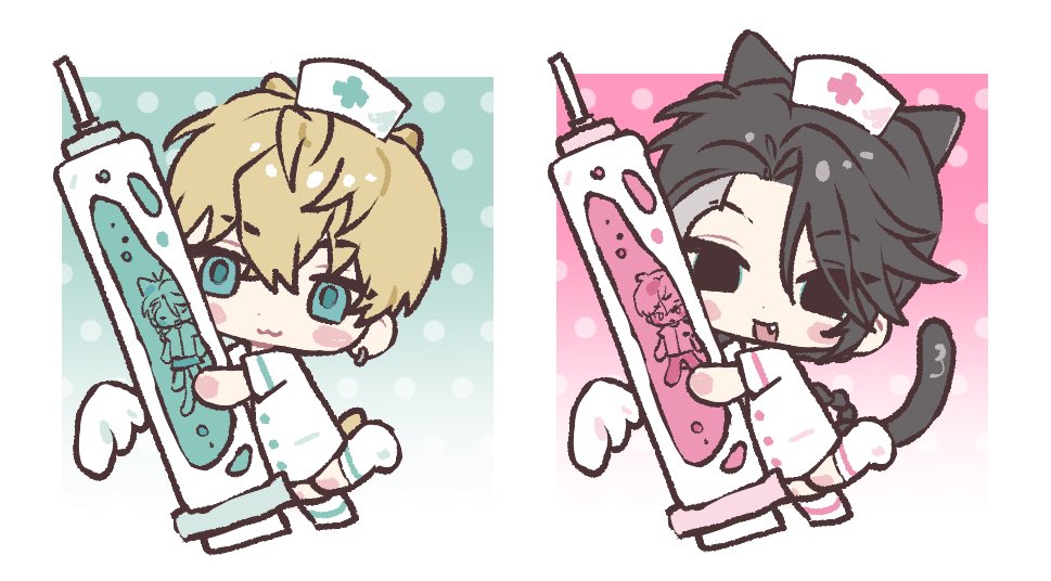 chiiko_p's tweet photo. 🥹💚💖 💉

ⓒ 핸 님 커미션 https://t.co/ytwzhQ2NNZ