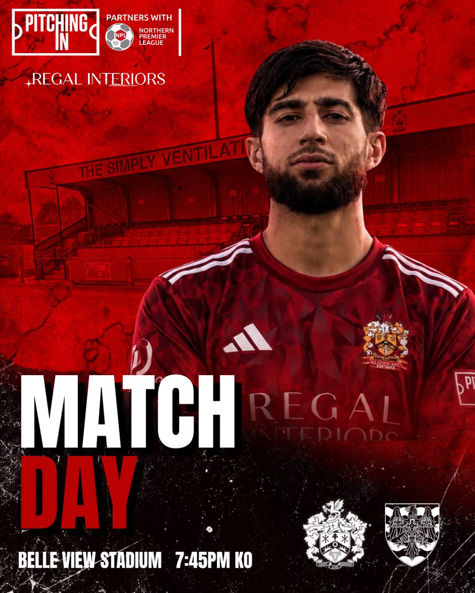 SilsdenAFC's tweet photo. ⚽️| 𝙈𝘼𝙏𝘾𝙃𝘿𝘼𝙔

Join us on the road this evening as we take on Consett at Belle View!

#UpTheSils https://t.co/n8kyrhohNk