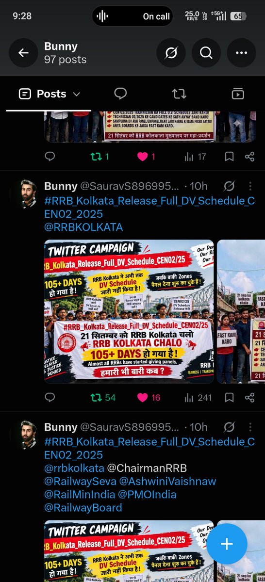 rishabh94aj's tweet photo. #RRB_Kolkata_Release_Full_DV_Schedule_CEN02_2025
@rrbkolkata @ChairmanRRB @RailwaySeva @AshwiniVaishnaw @RailMinIndia @PMOIndia @RailwayBoard https://t.co/TrCo65qqUK