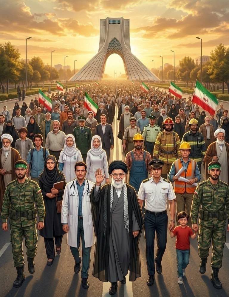 Matiskas7qc1's tweet photo. فقط یک تاریخ روی تقویم نیست؛
یک قرار جمعی است.

📍 تهران | خیابان انقلاب
📅 جمعه ۲۷ شهریور ۱۴۰۵

#رزمایش_313هزار_جانفدای_ایران https://t.co/GVd615DJH4