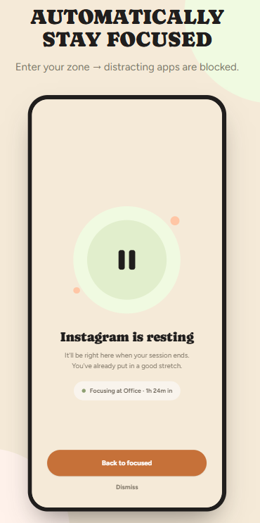 mohdalirauf's tweet photo. I built Focused because timers never worked for me.

I'd need to set a focus timer, every time I need focus.

So, I built an app blocker that doesn't ask my permission. Walk into my office, distracting apps lock themselves. No willpower required.

📍 https://t.co/dVrQaO5T3q https://t.co/nTX6dM3TUm