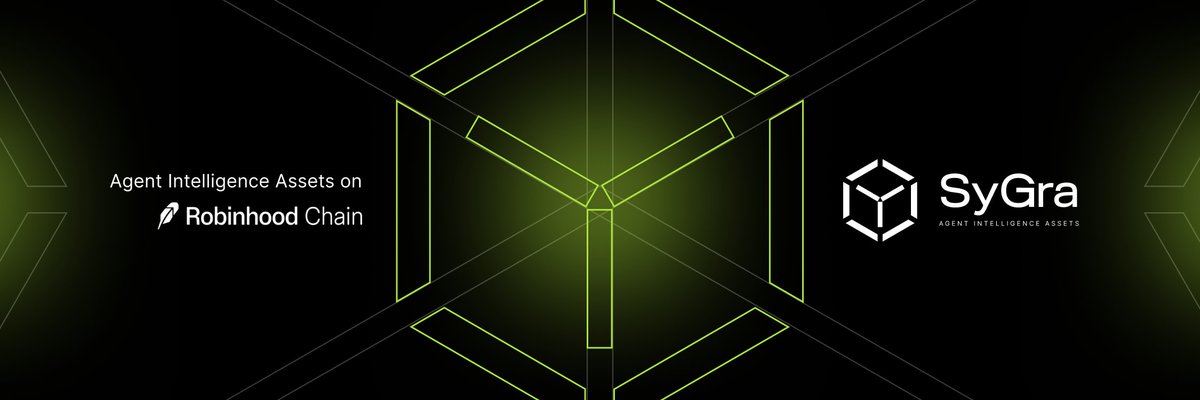 SyGra_io's tweet photo. Meet SyGra 👏

A platform for creating, owning, and sharing Agent Intelligence Assets on Robinhood Chain.

Turn prompts and skills into assets that can be owned, licensed, discovered, and reused.

Intelligence, built to travel. https://t.co/lsnjPcZn98