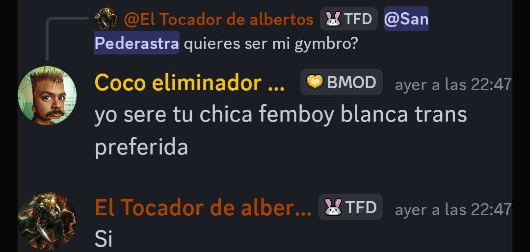 Ill_Duce_jonny's tweet photo. Procederé a dejar capturas graciosas de mis servers de discord https://t.co/AUsGBO0sBh