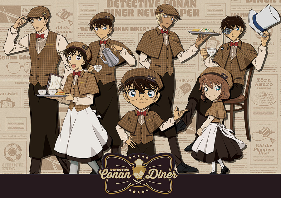 shonen_sunday's tweet photo. 📣【「名探偵コナンダイナー」2026年冬グランドオープン予定!!】

TVアニメ『#名探偵コナン』放送30周年を記念し、初の常設飲食店舗「名探偵コナンダイナー」が2026年冬にオープン予定!探偵をイメージした制服を着たコナン達が皆さまをお出迎え!

「名探偵コナンダイナー」ならではの店内装飾やここだけのメニュー＆グッズをご用意!

場所:渋谷ストリーム
公式サイト: https://t.co/7sfb7mq9J6
※一部商品はメニューとセットでのみご購入いただけます。
※掲載内容は予定であり、変更になる場合がございます。
※最新情報は公式サイトをご確認ください。

https://t.co/PEmHh1D4GO