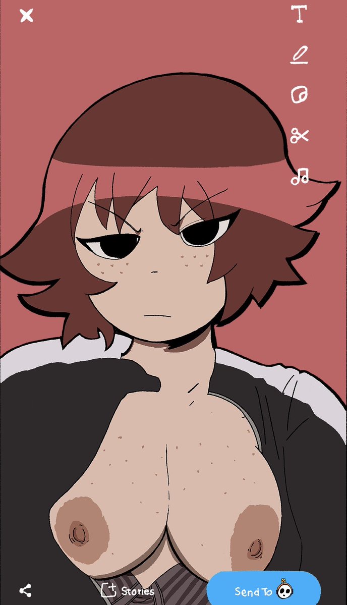 Danielions88's tweet photo. A little Kim drawing as I get back into the swing of things. I really have to practice more. But, I think she turned out nice :]

Very InkerComics inspired! :3 #scottpilgrim #kimpines #nsfw https://t.co/g8UCJy6fEE