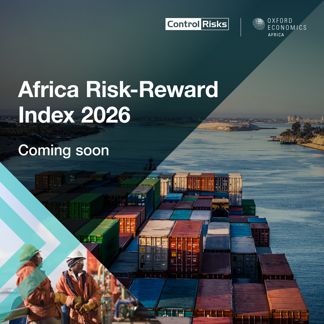 Control_Risks's tweet photo. What defines resilience in Africa today?

After years of global disruption, resilience is becoming a key differentiator for investors, businesses and policymakers. Discover how it is reshaping Africa's risk-reward landscape in the 11th Africa Risk-Reward Index.

Coming soon. https://t.co/QMPlwjQlAT