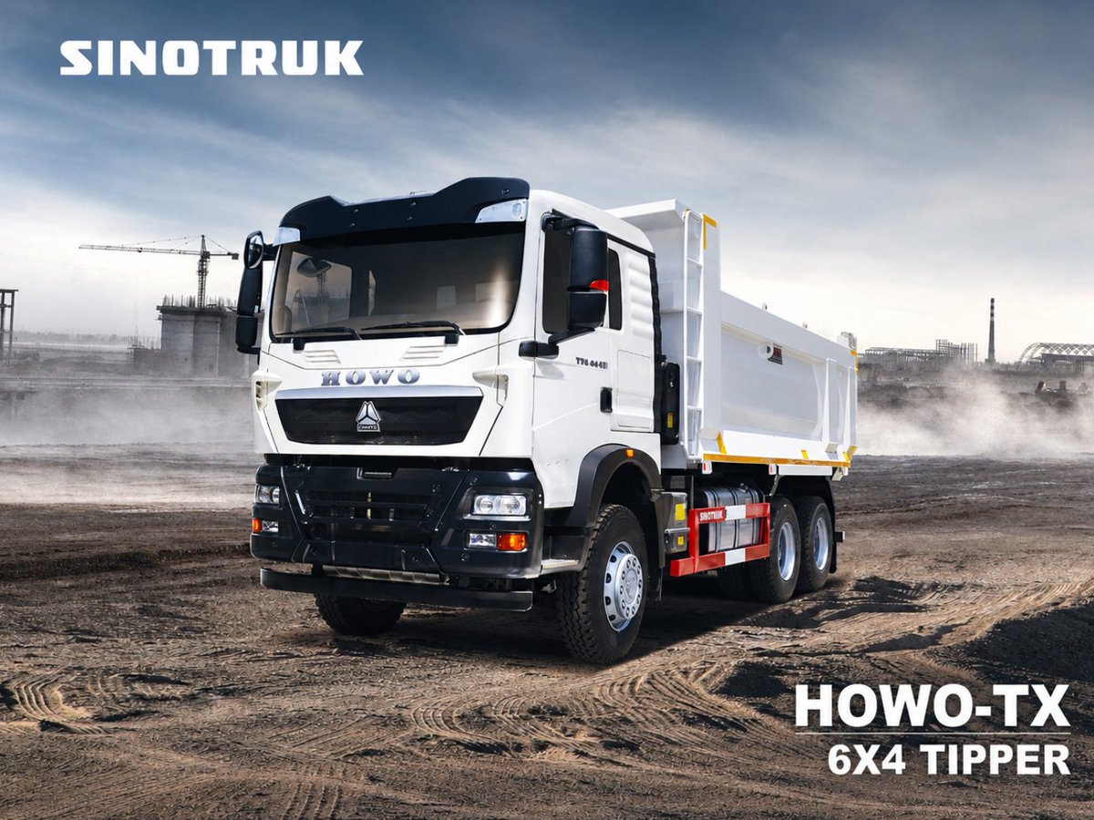HanlinkTanzania's tweet photo. Built to carry more. Built to keep moving.

When the job demands strength, durability, and dependable performance, the SINOTRUK TX 6×4 Dumper is ready to take on the challenge.

Don’t just move material. Move your business forward with SINOTRUK.

📞 +255 756 777 747
#SINOTRUK https://t.co/hogdSWmOxr
