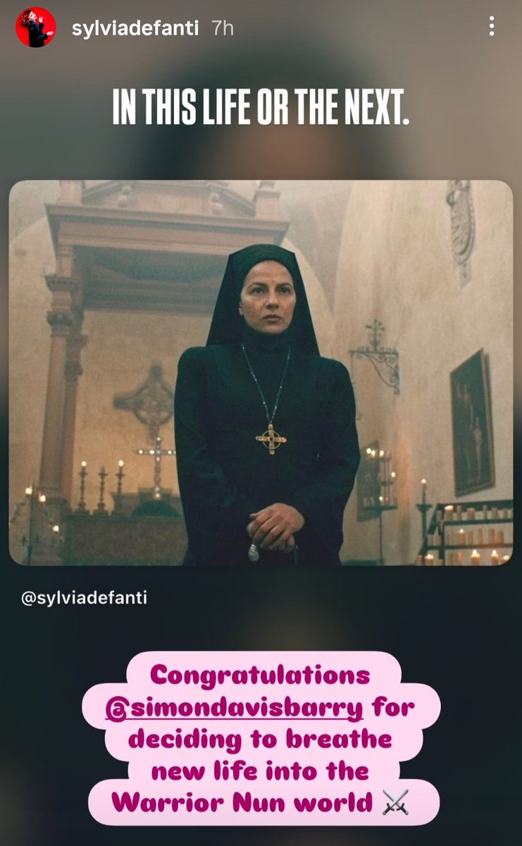 _Synner's tweet photo. Mama Supes breathing life back into me. 🩵⚔️🩵
#WarriorNun #HaloBearers #SaveWarriorNun https://t.co/qAEB6zZ6Fx