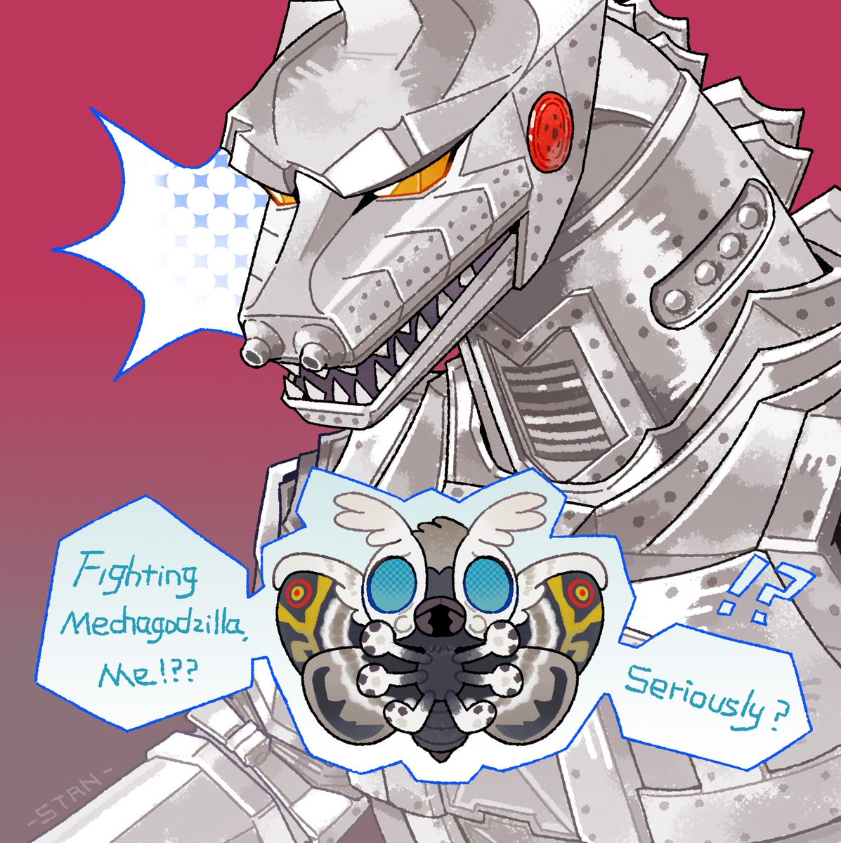 DANGERCITY_'s tweet photo. My girl is absolutely invincible👏🏻
#Godzillaart #Godzillafanart https://t.co/WHwJK6psut