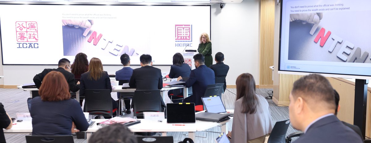 UNODC_FinCrime's tweet photo. Unmasking hidden wealth takes skill: tracing beneficial ownership, money laundering methods & virtual assets.
@UNODC & @hongkongicac are helping #GlobENetwork practitioners sharpen the skills they need to trace illicit wealth and follow the money.
#UnitedAgainstCorruption https://t.co/J0C20kpqGQ