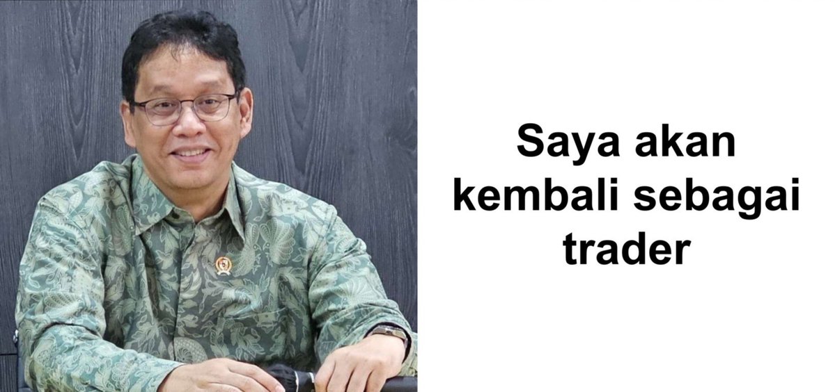 vickyiskandar_'s tweet photo. Pak Purbaya Infokan CA🗿🗿🗿

Pak Purbaya Di Layoff Mendadak Dari Menkeu Saat Rapat DPD RI.

Infonya Setelah Tidak Lagi Menjabat Sebagai Menkeu Pak Purbaya Akan Kembali Menjadi Trader. https://t.co/c4XrTUprId