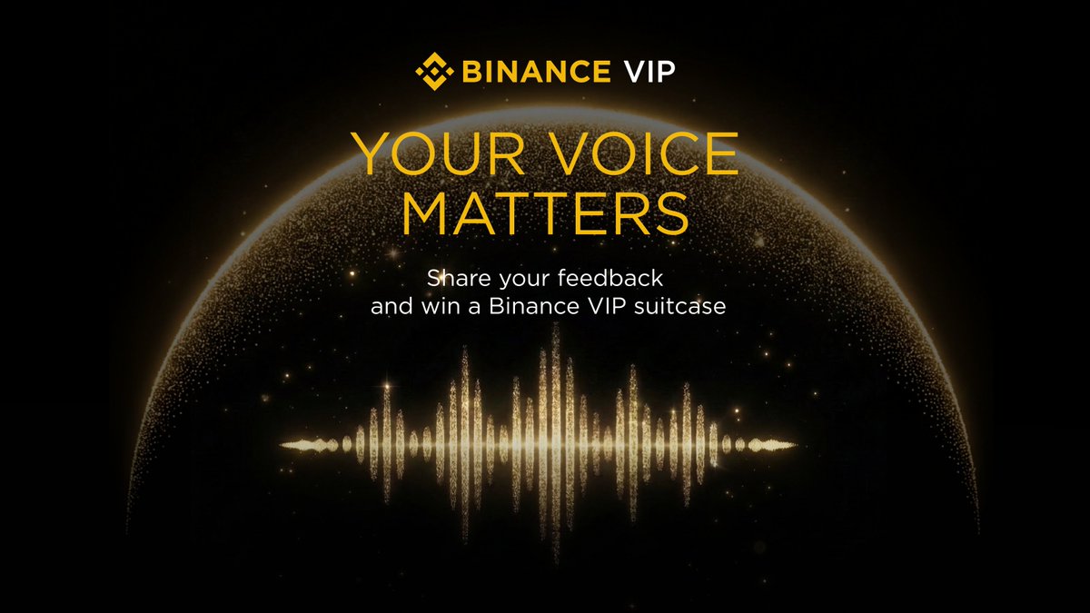 BinanceVIP's tweet photo. This Mid-Autumn, tell us what would make VIP better 🌕

1️⃣ Like + repost this post + follow @BinanceVIP
2️⃣ Comment one perk you wish VIP had and why + tag @BinanceVIP
3️⃣ Complete the survey 👉 https://t.co/sk7UvQXM0e

10 winners chosen by originality and content quality. Each wins a limited edition Binance Luggage set. Open until 1 October 23:59 (UTC).

Your feedback shapes the next VIP upgrade 🍁

Learn more 👉 https://t.co/anoFNoSMCi