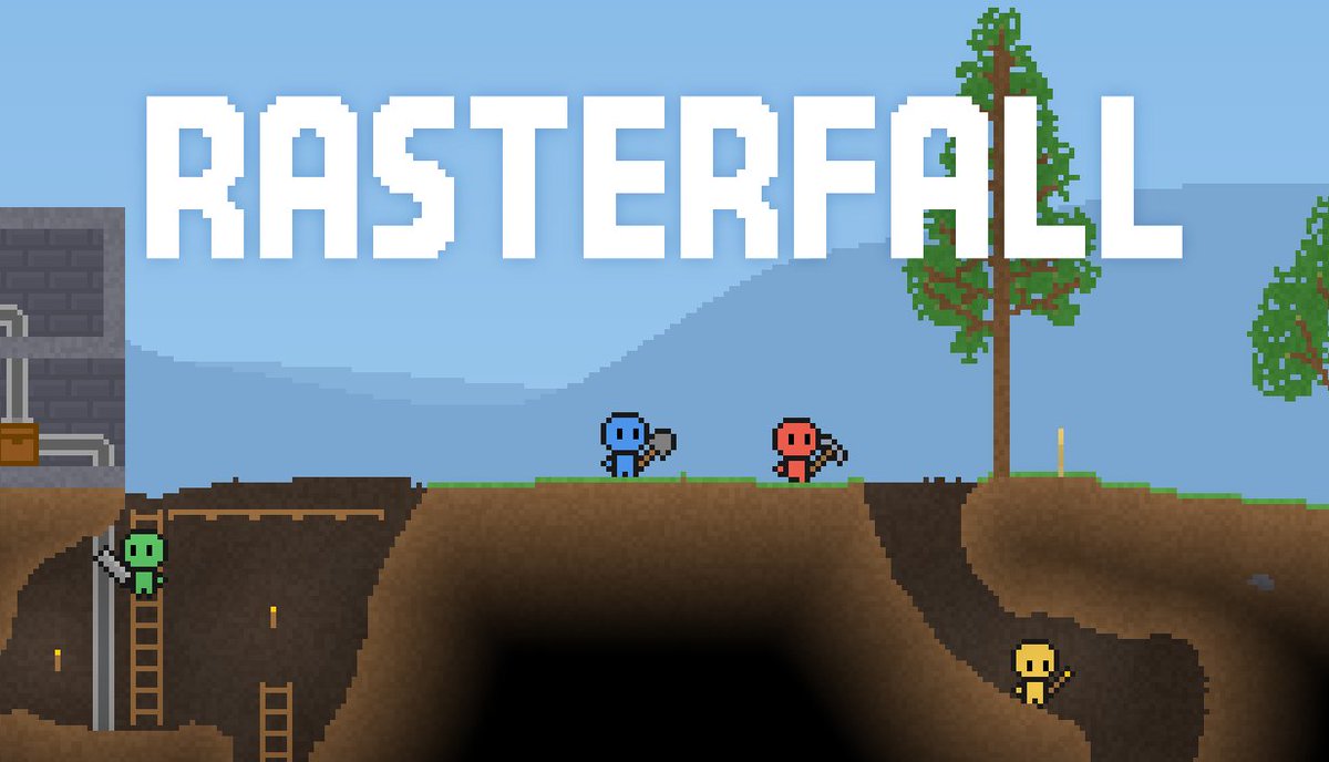 ootamato's tweet photo. #Rasterfall もういつでもストアページ公開できる状態なんですが、TGS付近を避けるため今月末あたりに公開予定です https://t.co/E1LvUdqCvu