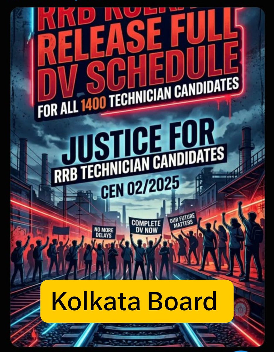 RahulYadav67722's tweet photo. #RRB_Kolkata_Release_Full_DV_Schedule_CEN_02_2025 https://t.co/iNPlmQ8CtE