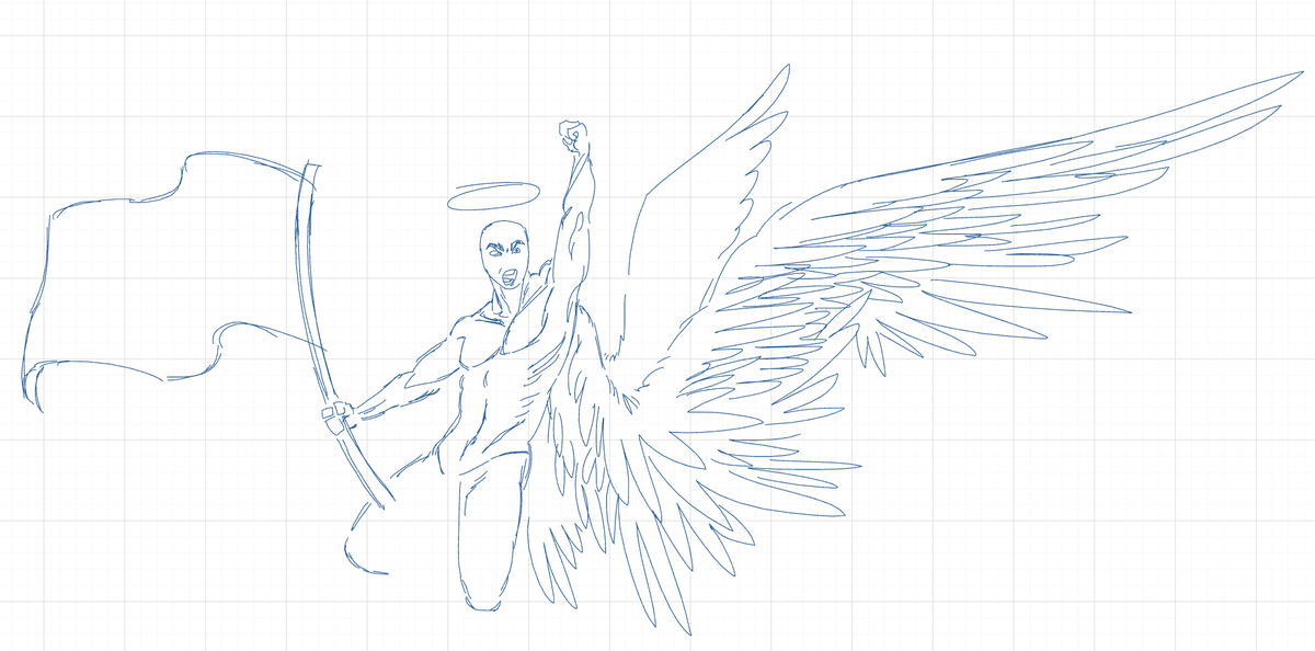 Alplheratz's tweet photo. started doodling and ended up going with this or whatever https://t.co/u61pL6M2xm