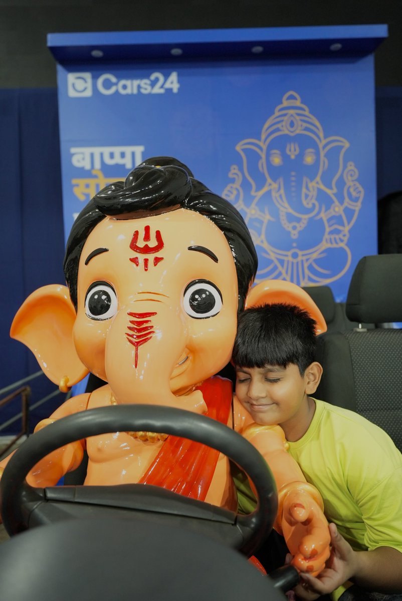 cars24india's tweet photo. no wrong turns from here on out
गणपती बाप्पा मोरया! 💙 https://t.co/uMLQZlV0AT