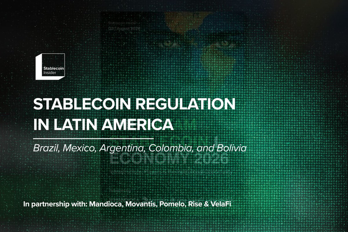 stablecoininfo's tweet photo. Brazil didn't ban stablecoins. It did something more consequential: it reclassified them as foreign exchange. 

From February 2026, stablecoin operations fall under mandatory VASP licensing, FX reporting, and a 3.5% IOF tax, with the licensing transition closing 30 October 2026. 

Across the region, Argentina requires registration, Mexico is legislating a peso-stablecoin regime, Colombia runs on general AML rules, and Bolivia went from a full crypto ban to state banks selling USDT in under two years. 

Operator research from Mandioca, @movantis_global, @pomelo_latam, @rise_pay, and @Velafi_global all points the same way: compliance is now the moat. 

Read the full breakdown: https://t.co/uAX7CAXinu