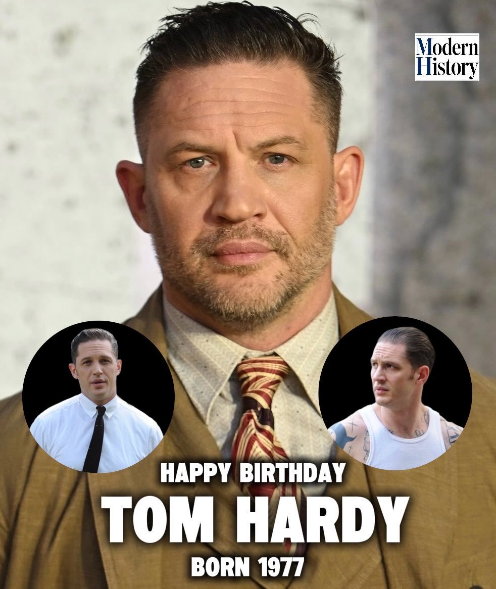 movieshows001's tweet photo. Happy Birthday to Tom Hardy.🎉 https://t.co/mWQpfbmjFZ