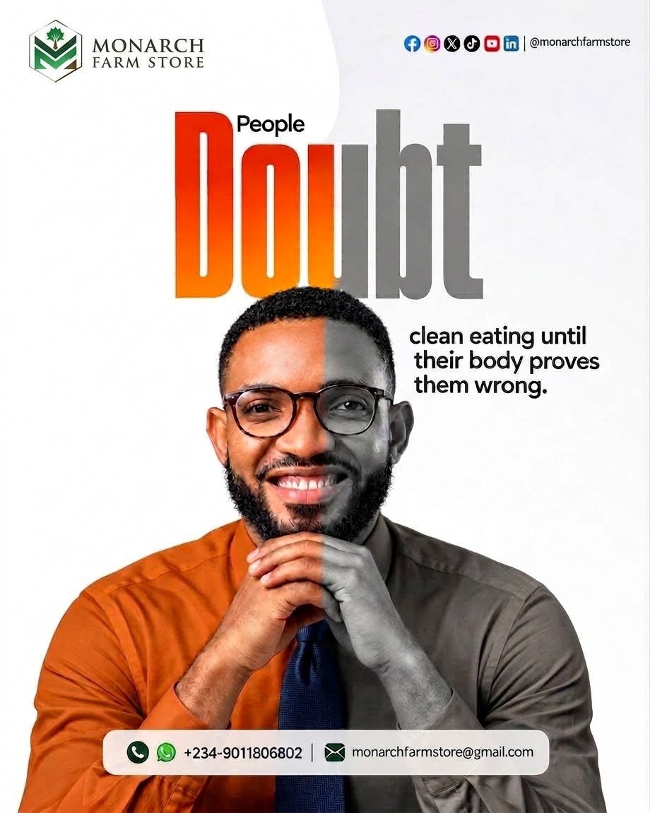 Mr_Nonycool's tweet photo. Don't wait until your body starts failing before you start.

Join the many already thriving on clean eating and become our next testifier... 😊😊😊 https://t.co/Cjiaxw2yyj