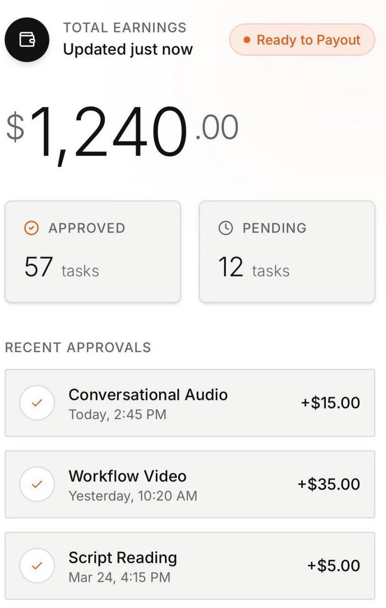 SirAlexanderrr's tweet photo. Another voice monetization opportunity 
$50-$100 for making audios.

The update is still available. https://t.co/i3TpoLGXLY