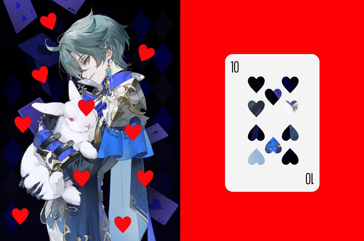 KuroshiroX's tweet photo. Lovely card game♥️♣️♦️♠️
#lohen https://t.co/EbVi75SWy6