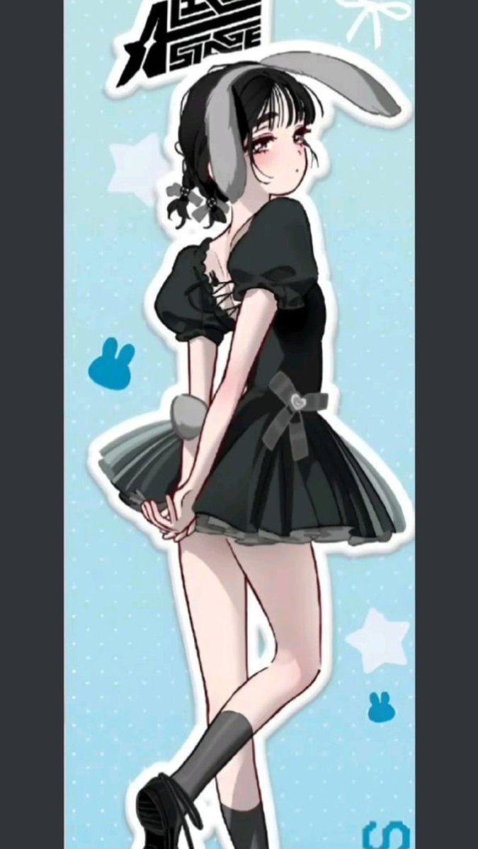 _sualover's tweet photo. ᭥    bunny cafe au ; her little braids 🥹 ♡ https://t.co/Xkb1hDOJ2O