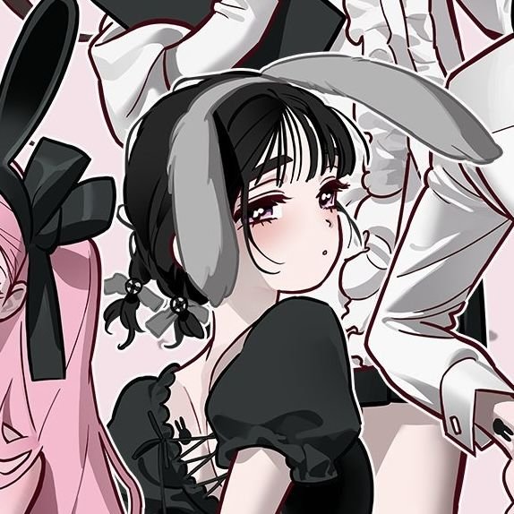 _sualover's tweet photo. ᭥    bunny cafe au ; her little braids 🥹 ♡ https://t.co/Xkb1hDOJ2O