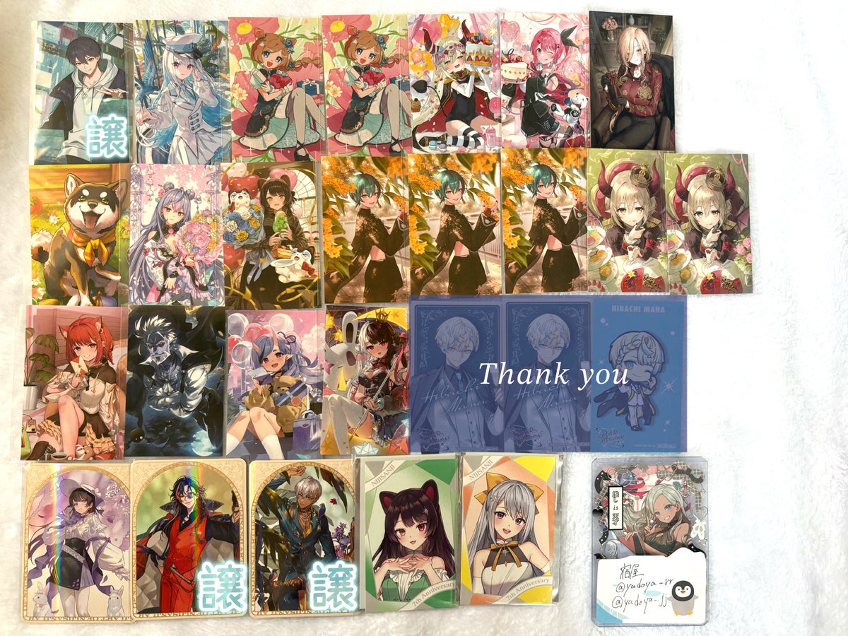 yadoya__rr's tweet photo. 【交換 買取 譲渡】
にじさんじ 2j3j ノスタルジアコレクション
A B K F D H L グループ 2026 2025
ランダムメタルカード

譲: 1枚目
求: 画像2枚　各1-2枚

1枚目【譲】記載以外
300/枚+送料で譲渡可能です

2枚目【求】記載のみ
定価+送料で買取探してます

お気軽にお声掛けください🙇‍♀️ https://t.co/ByiQzmSMMl