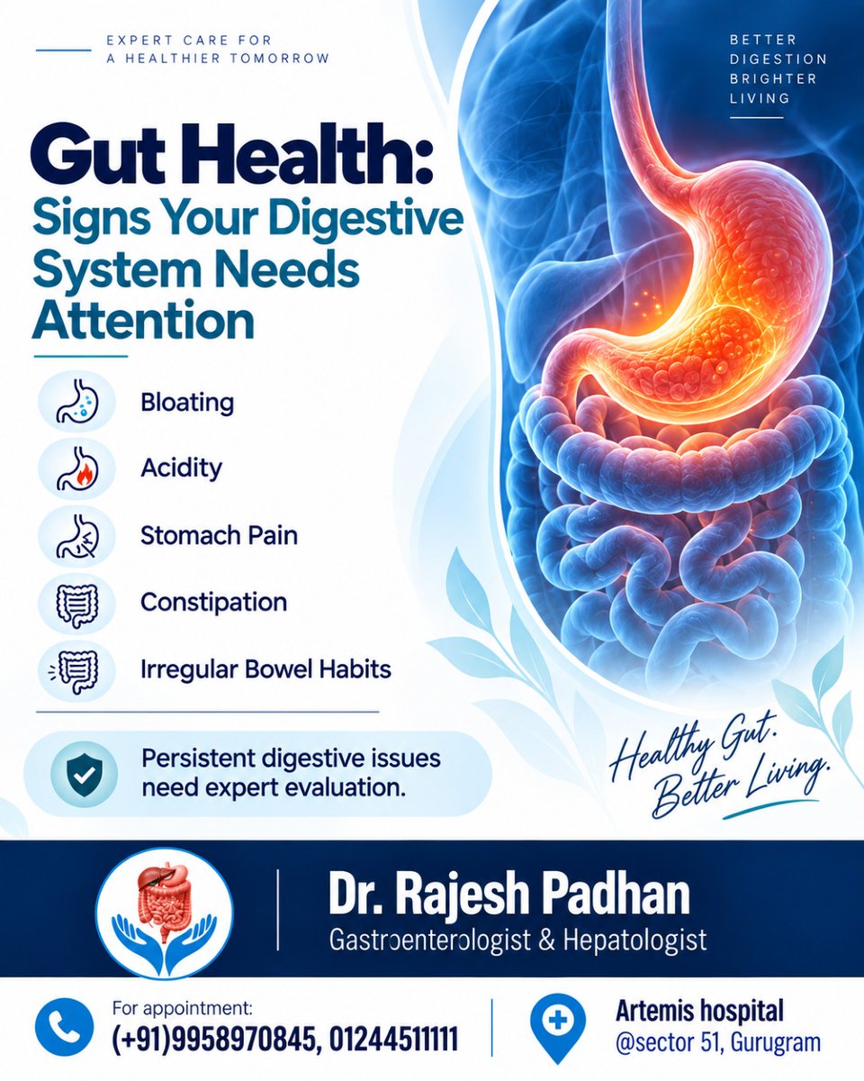 DrRajeshGI's tweet photo. Gut Health Matters More Than You Think!
 Dr. Rajesh Padhan
(Best Gastro Doctor in Gurugram)

(+91)9958970845

#DrRajeshPadhan #GutHealth #DigestiveHealth #Gastroenterologist #Hepatologist #DigestiveSystem #Bloating #Acidity #StomachPain #Constipation #IrregularBowelHabits https://t.co/lufrgknFPY