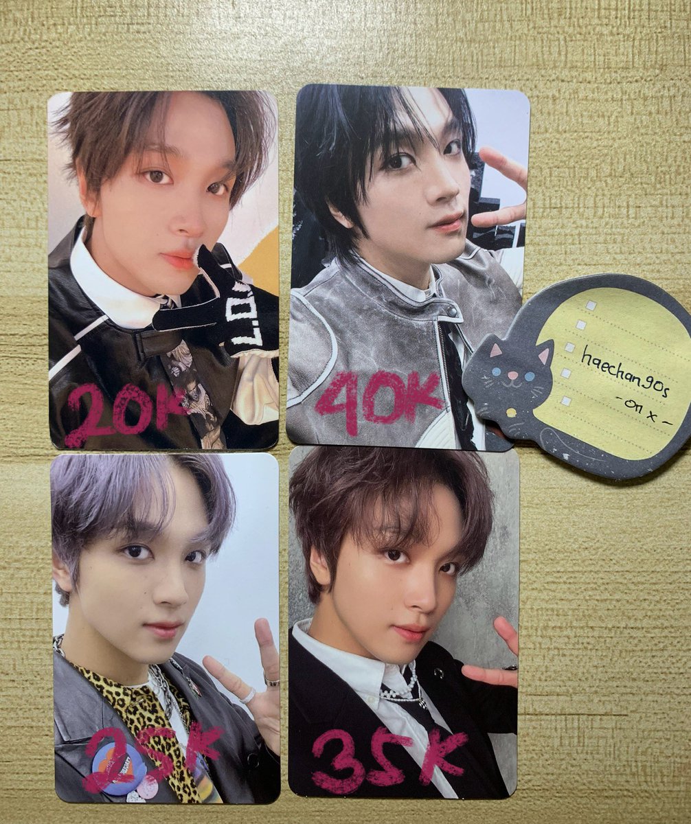 haechan90s's tweet photo. ࣪𖤐 WTS / want to sale ﾟ✧*

✩ Haechan

🍊bisa oren (split pay)
✅ inc all
📍 jogja

t. NCT dream pc photocard ready ina wtb dream()scape smoothie interasia mahkota anniversary fanmeet fansign smtown store smstore  universe mode kacamata https://t.co/kv0XuP9Bss